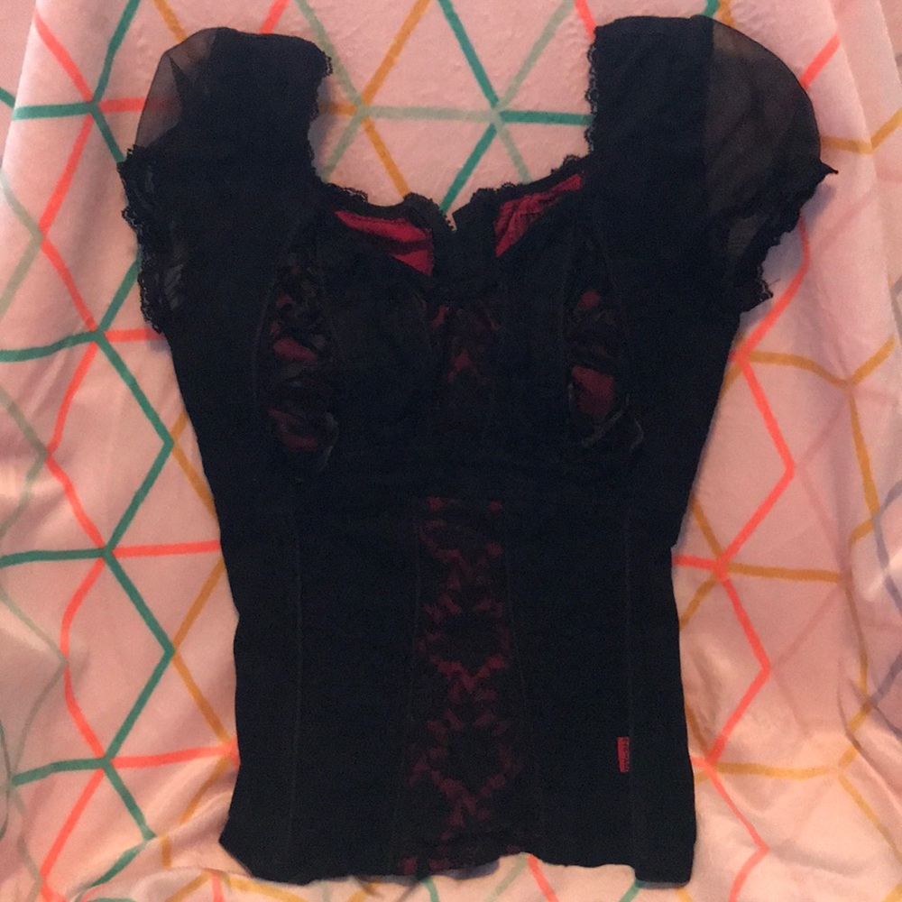Tripp zip corset top